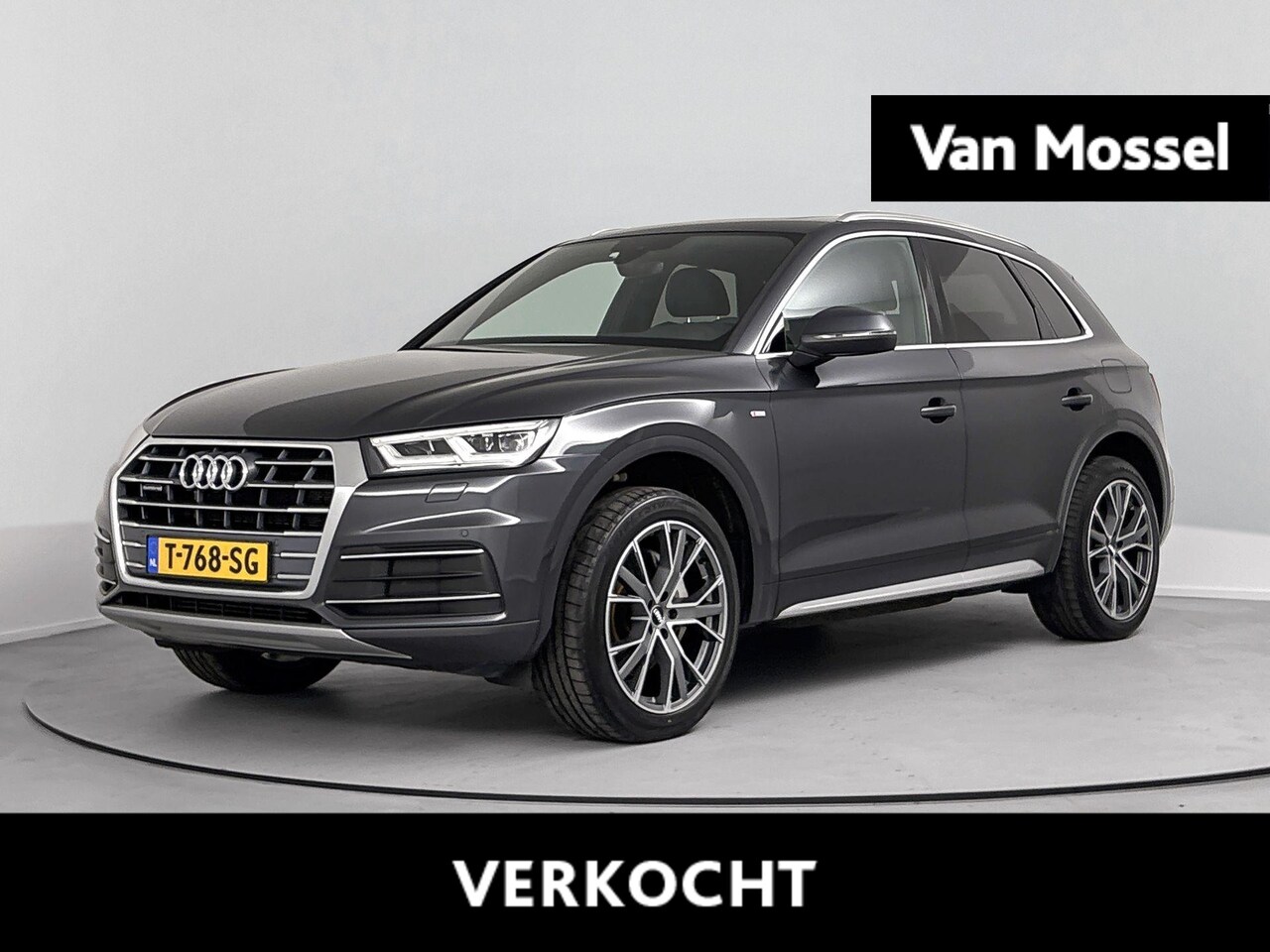 Audi Q5 - 50 TFSI e quattro S edition Airco | Stoelverwarming | Elektrisch Glazen Panoramadak | Blue - AutoWereld.nl