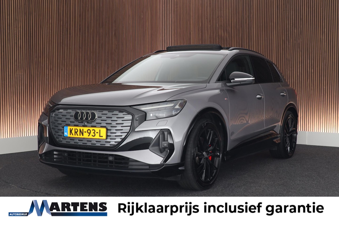 Audi Q4 e-tron - 40 204pk Launch edition S Competition 77 kWh Panoramadak Trekhaak Leder ACC Sonos HUD Matr - AutoWereld.nl