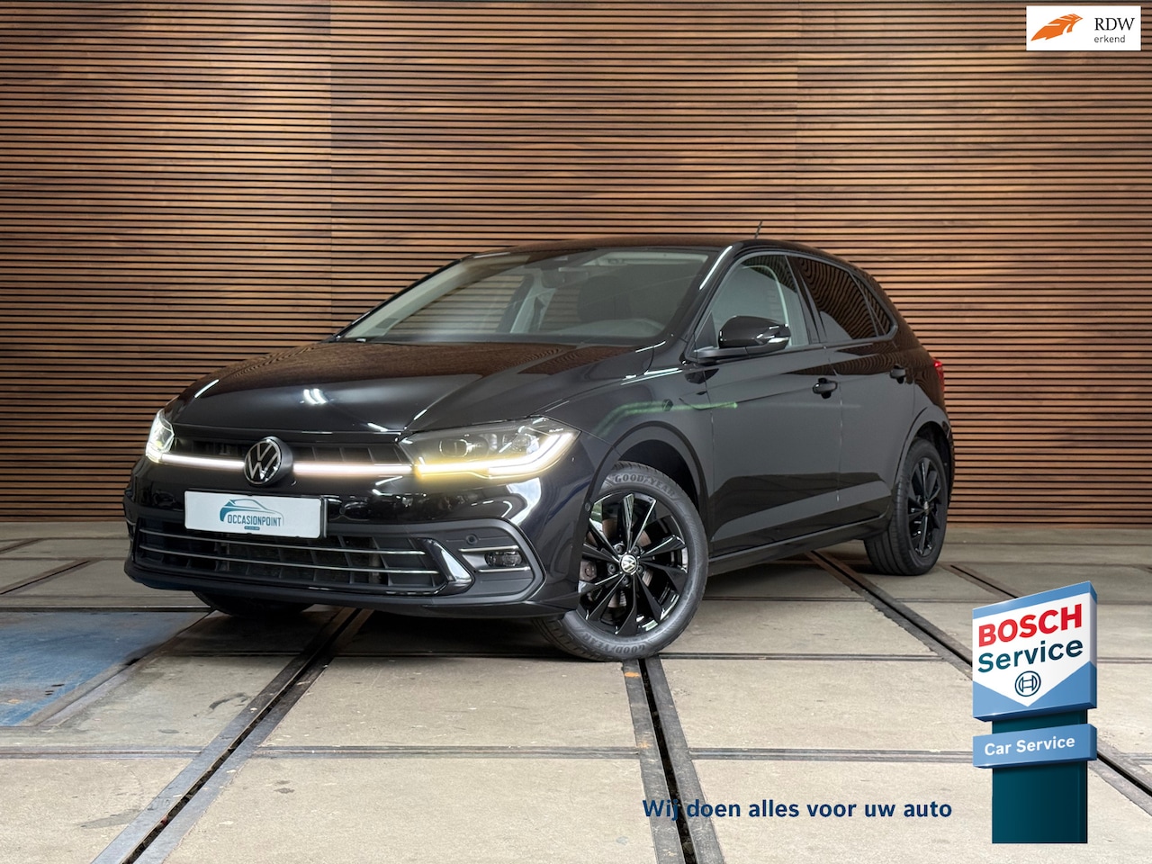 Volkswagen Polo - 1.0 TSI Style | Black Edition | IQ.Light Drive | ACC | Digital Cockpit | Stoelverwarming | - AutoWereld.nl