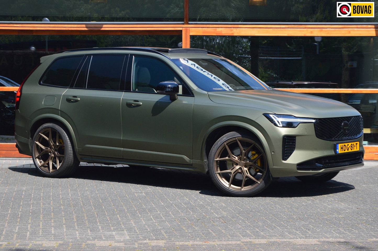 Volvo XC90 - T8 Plug-in hybrid AWD Ultra Dark HEICO | Vossen Velgen | Bowers & Wilkins | Luchtvering | - AutoWereld.nl