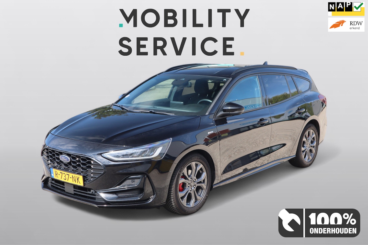 Ford Focus Wagon - 1.0 EcoBoost Hybrid ST Line Style LED Virtual Clima Lane ass. Dealeronderh. - AutoWereld.nl