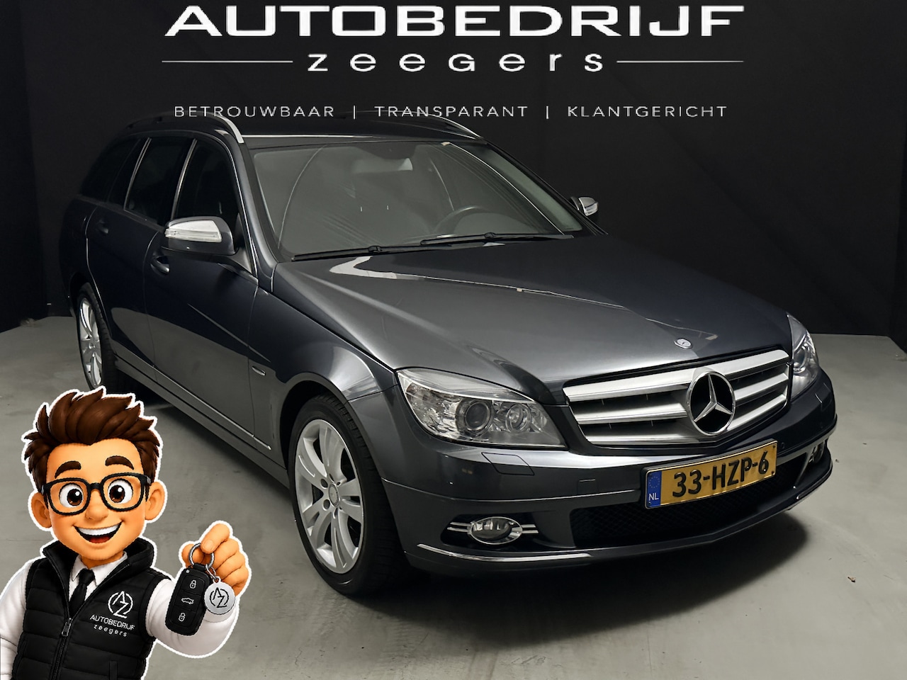 Mercedes-Benz C-klasse Estate - Avantgarde 180 K *Automaat*Navi*Heatseat* - AutoWereld.nl