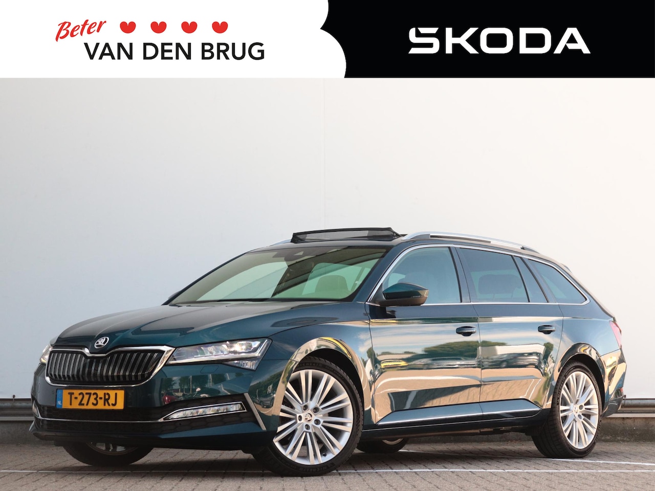 Skoda Superb Combi - 1.4 TSI iV Laurin & Klement | Stoel verwarming V+A | Stoel koeling | Memory | Panoramadak - AutoWereld.nl