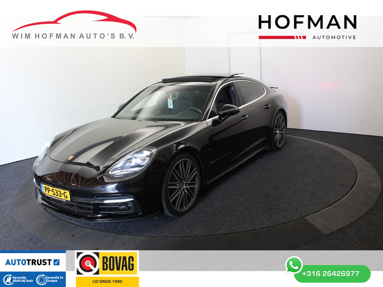 Porsche Panamera - 2.9 4S 440PK Sport-Chrono Panodak Adapt-cruise Camera - AutoWereld.nl
