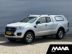 Ford Ranger - 2.0 EcoBlue Wildtrak Supercab Automaat Camera Cruise Trekhaak Huif Carplay