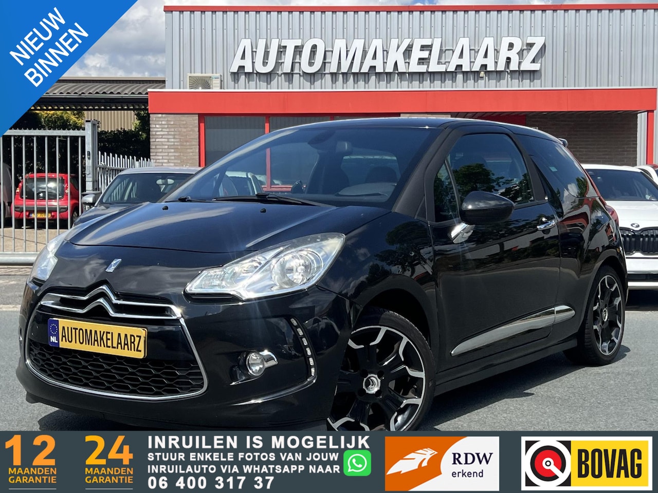 Citroën DS3 - 1.6 THP Ultra Prestige LEDER CRUIS CLIMA STOELVERW - AutoWereld.nl