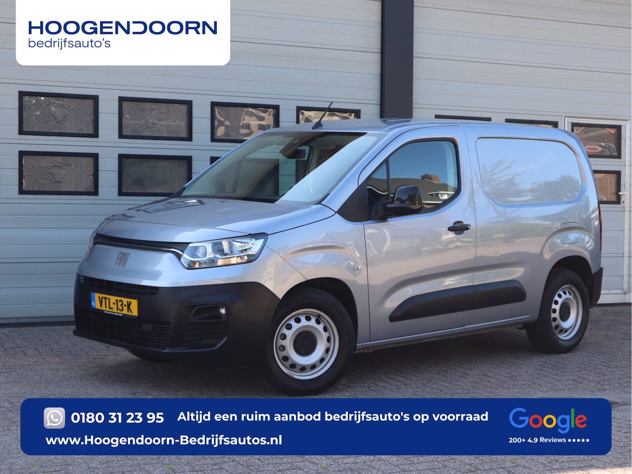 Fiat E-Doblo - 136 L1 50 kWh AC+DC Snelladen - Dealer onderhouden - Camera - AutoWereld.nl
