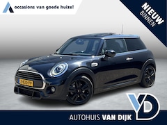MINI 3-Deurs - 1.5 One Chili | Pano.Dak/Leder-Alcantara/JCW pakket/Navi/Clima/Cruise/Apple CarPlay-Androi