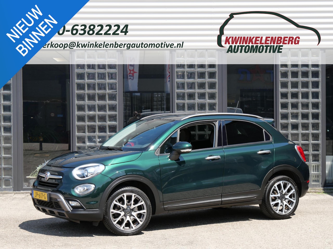Fiat 500 X - 1.4 Turbo MultiAir Lounge 140pk / Navigatie / 18inch LM / Privacy Glass / Lederen Interieu - AutoWereld.nl