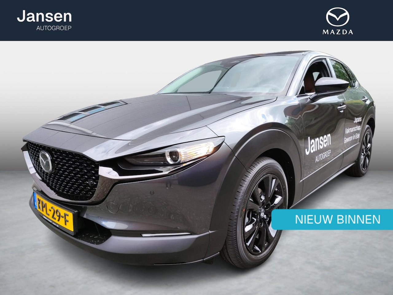 Mazda CX-30 - 2.0 e-SkyActiv-X M Hybrid Homura , Automaat, 18 Inch LMV, Apple Carplay, Climate, Camera, - AutoWereld.nl