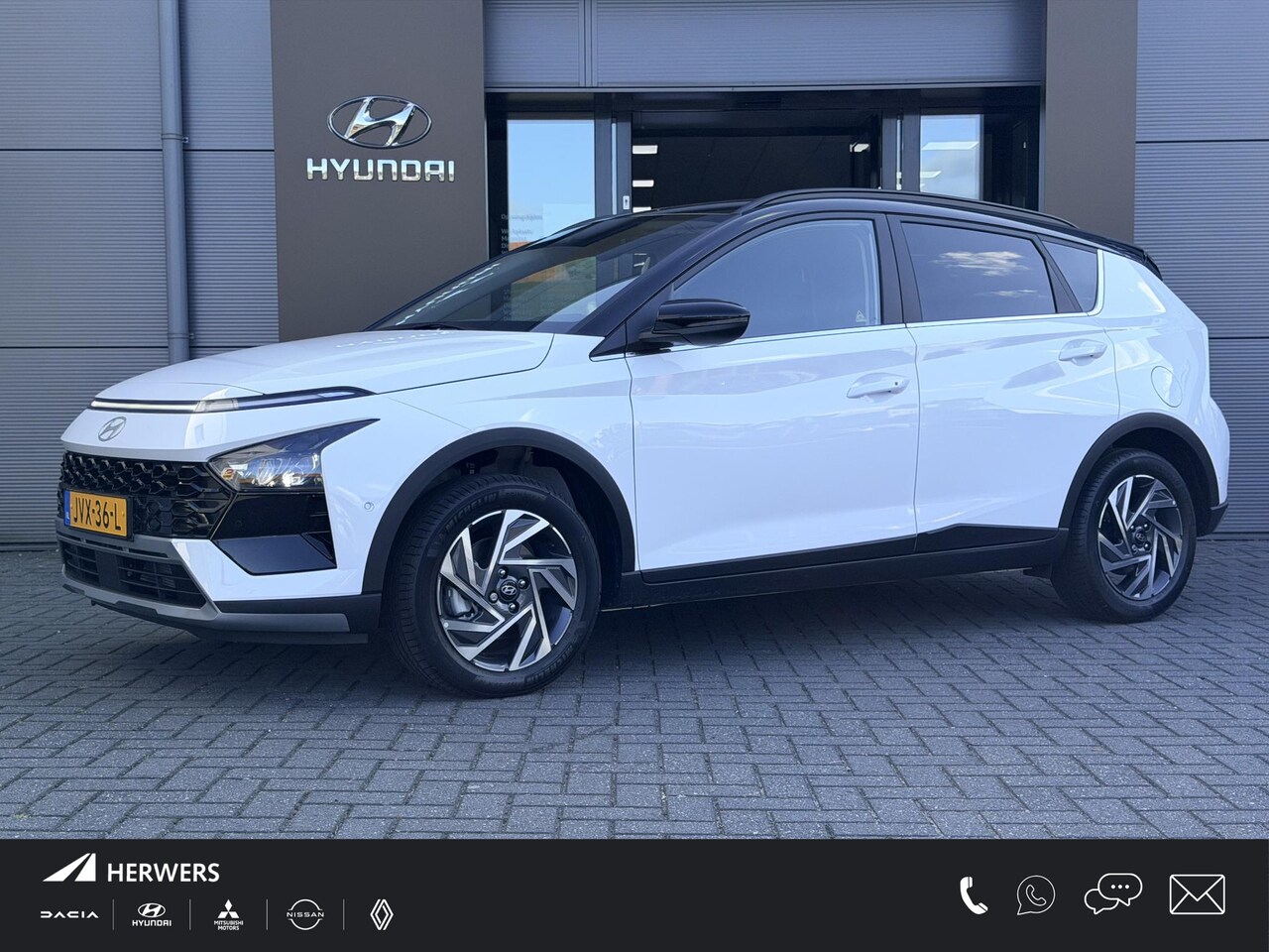 Hyundai Bayon - 1.0 T-GDI Premium Automaat / Automaat / LED Verlichting / Stoel- & Stuurverwarming / Keyle - AutoWereld.nl