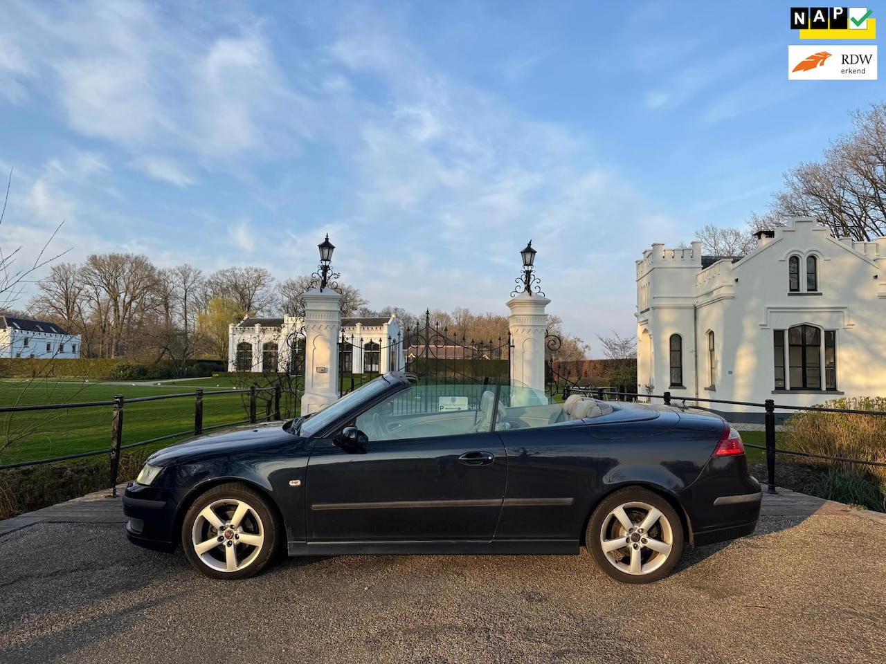 Saab 9-3 Cabrio - 2.0 Turbo Vector Aut Cabrio, NL auto Leder,Xenon,Stoelverw, LM wln 17", Nw APK,Youngtimer, - AutoWereld.nl