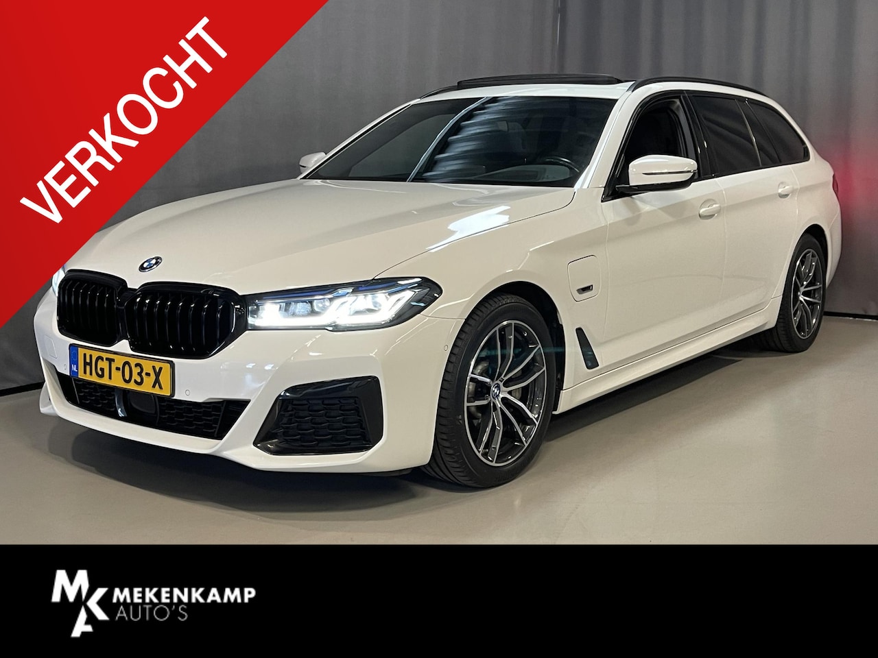 BMW 5-serie Touring - 530e High Executive M Sport 18"/Panoramadak/Laser LED/Adaptief onderstel/Head-up/Keyless/S - AutoWereld.nl