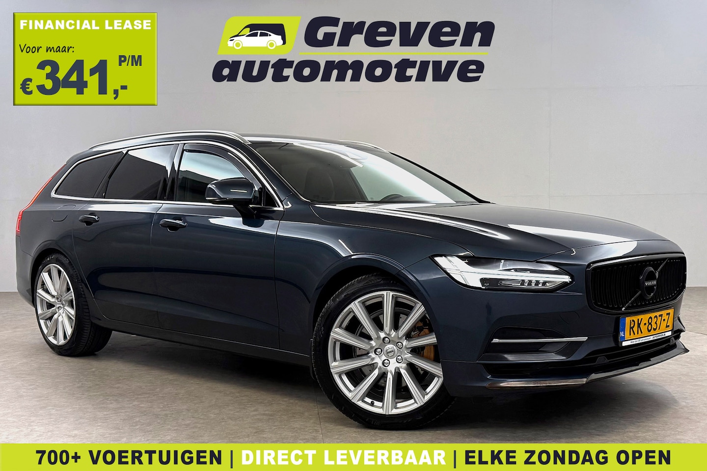 Volvo V90 - 2.0 T5 90th Anniversary Edition | LPG | Virtual | Camera | Carplay | Trekhaak | Cruise | N - AutoWereld.nl