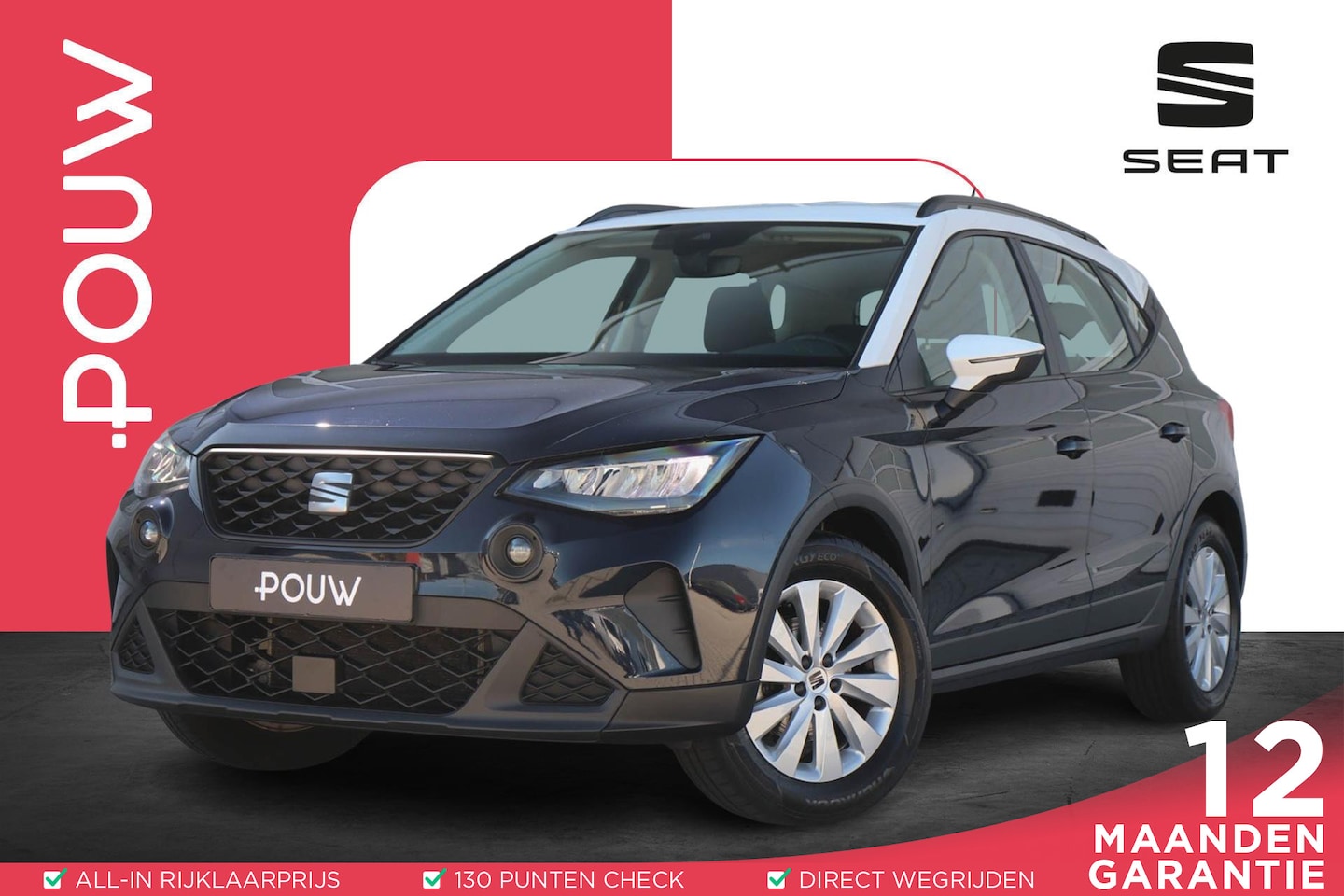 SEAT Arona - 1.0 TSI 95pk Style | Full Link | Clima | Parkeersensoren Achter - AutoWereld.nl