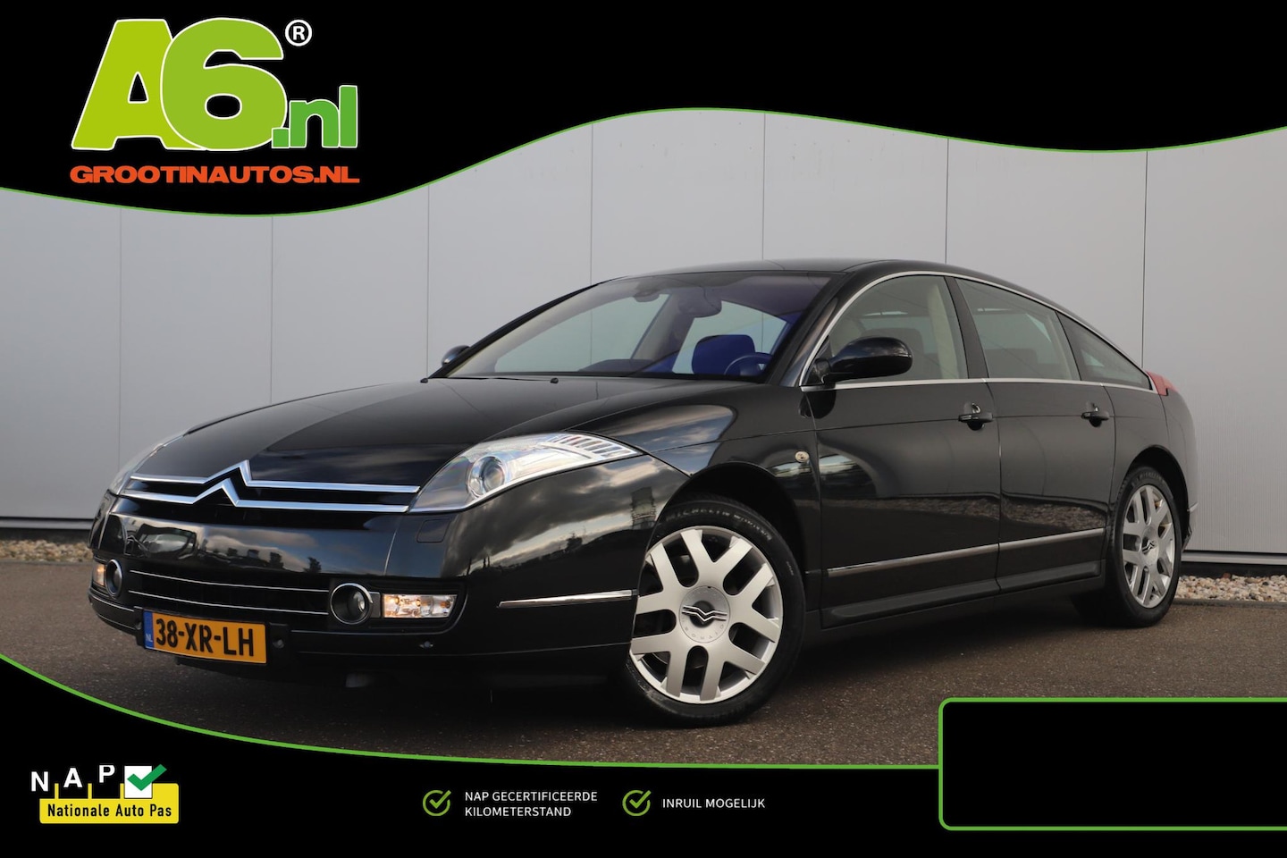 Citroën C6 - 2.7 HdiF V6 Automaat Origineel NL NAP! mooie frisse auto Koopje! - AutoWereld.nl