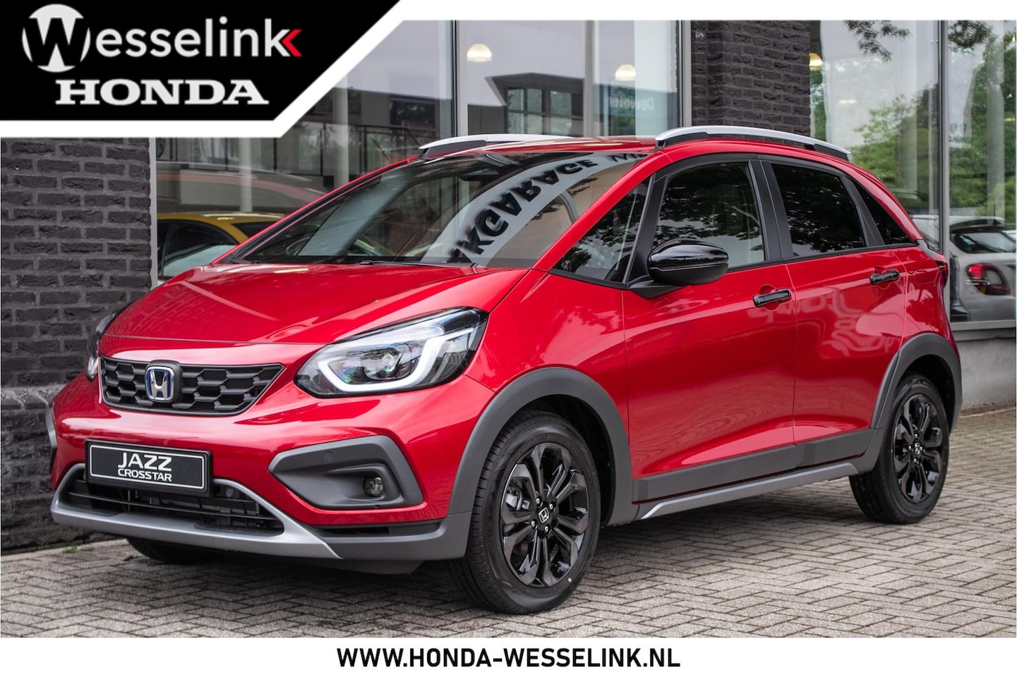 Honda Jazz - 1.5 e:HEV Advance Crosstar Cons.prijs rijklr | Honda Sensing | Apple cp/Android auto - AutoWereld.nl