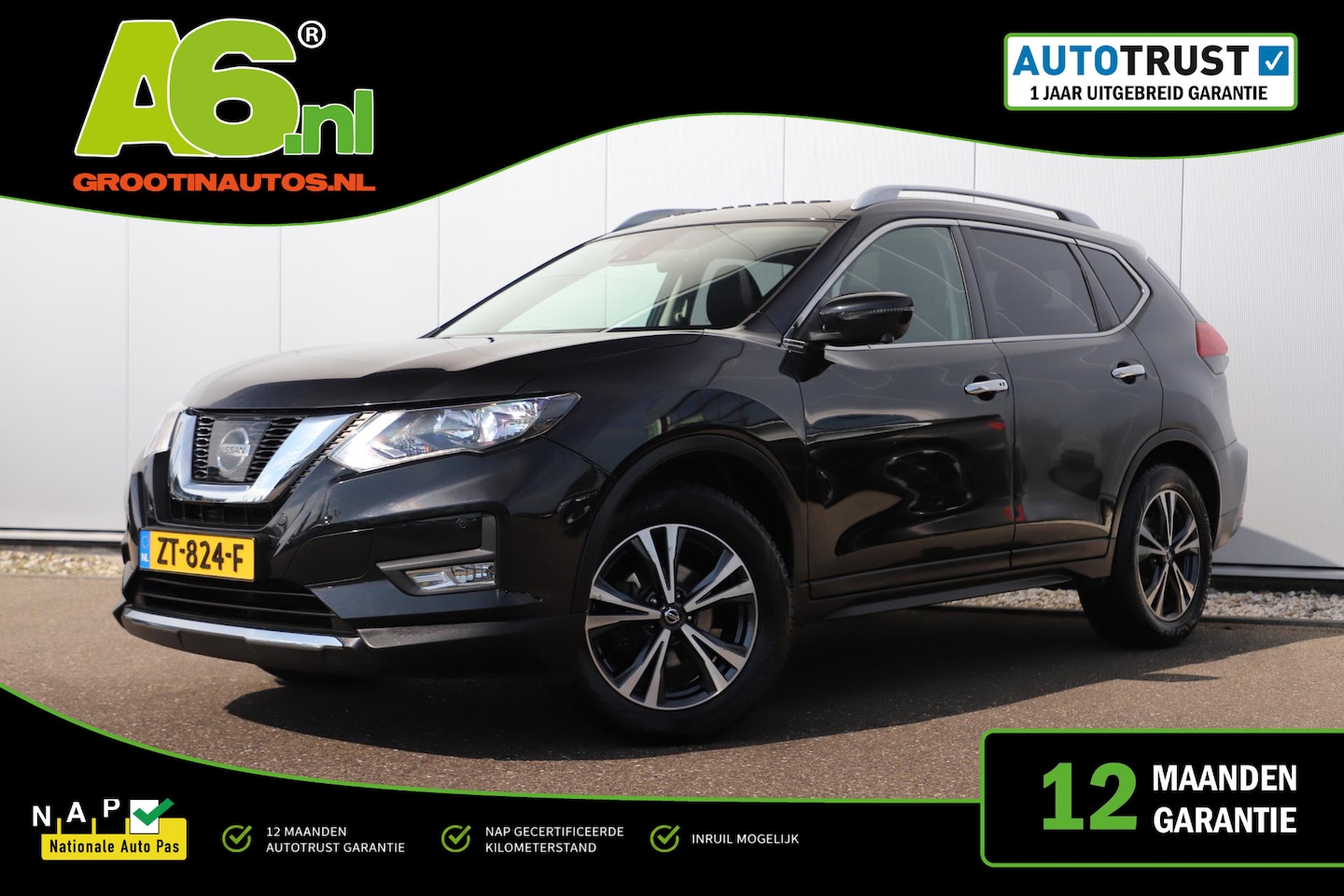 Nissan X-Trail - 1.6 DIG-T N-Connecta Trekhaak Panoramadak Navigatie 360 Camera - AutoWereld.nl