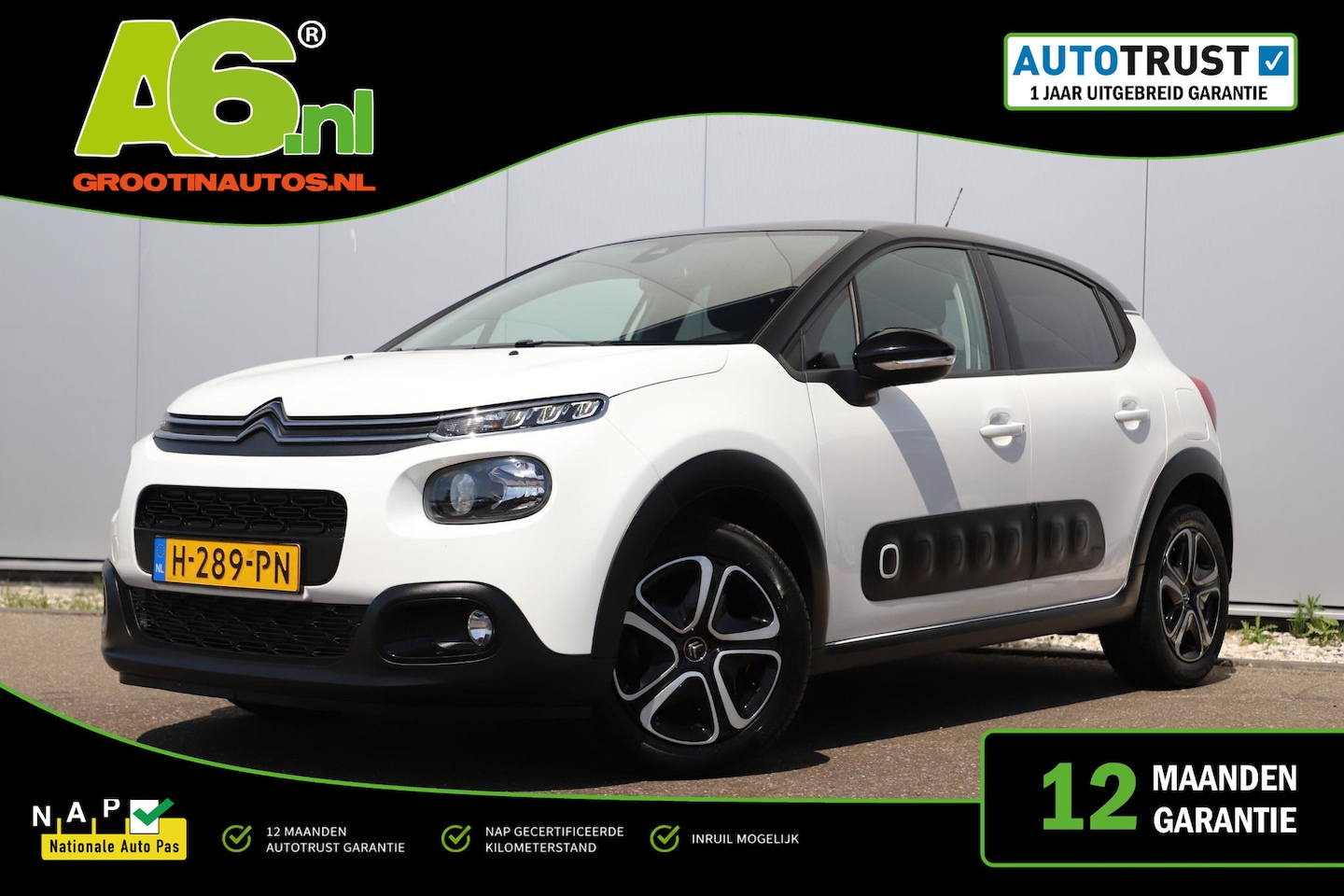 Citroën C3 - 1.2 PureTech S&S Feel Edition Navigatie Carplay Android Climate Cruise Control Rijstrookse - AutoWereld.nl