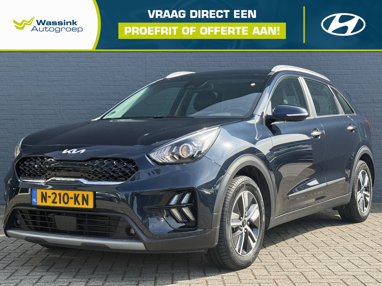 Kia Niro - 1.6 GDi Hybrid DynamicLine | Trekhaak | Navigatie | Half Lederen Bekleding | Cruise Contro - AutoWereld.nl