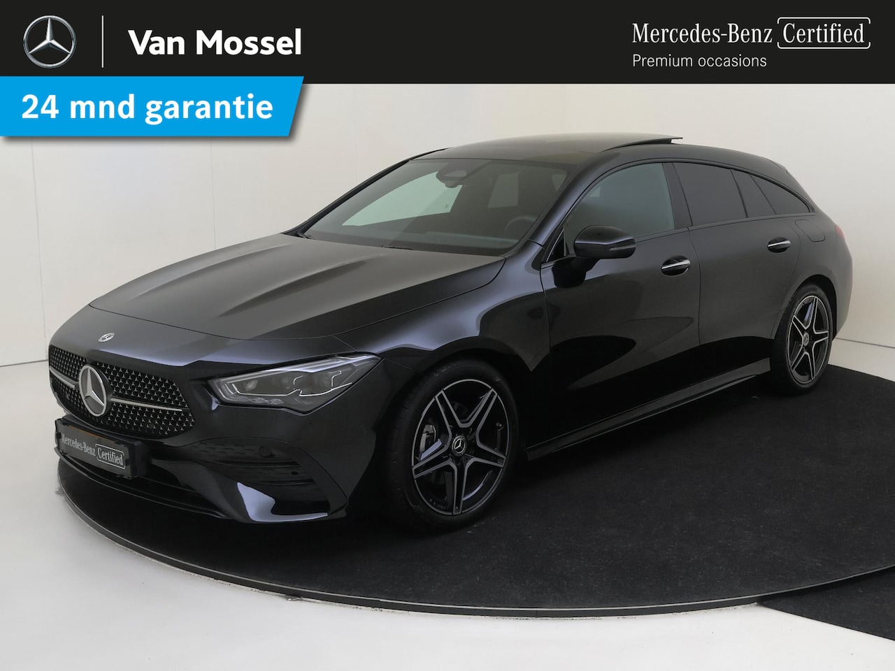 Mercedes-Benz CLA-klasse Shooting Brake - 180 Star Edition AMG Line / Panoramadak/ Nightpakket / DISTRONIC - AutoWereld.nl
