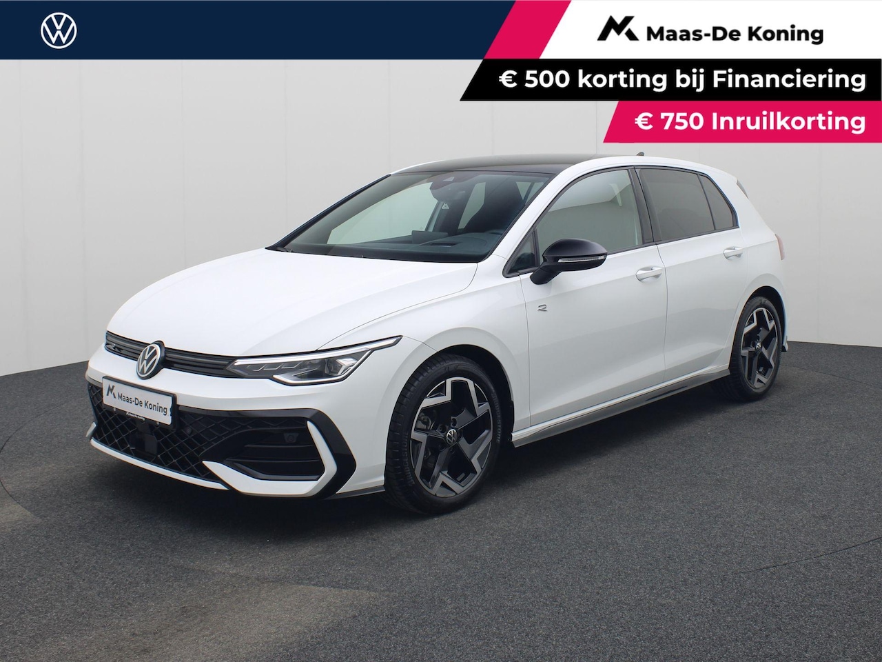 Volkswagen Golf - 1.5eTSI/150PK R-Line Black Style DSG · Navigatie · Camera + Parkeersensoren · Apple/Androi - AutoWereld.nl