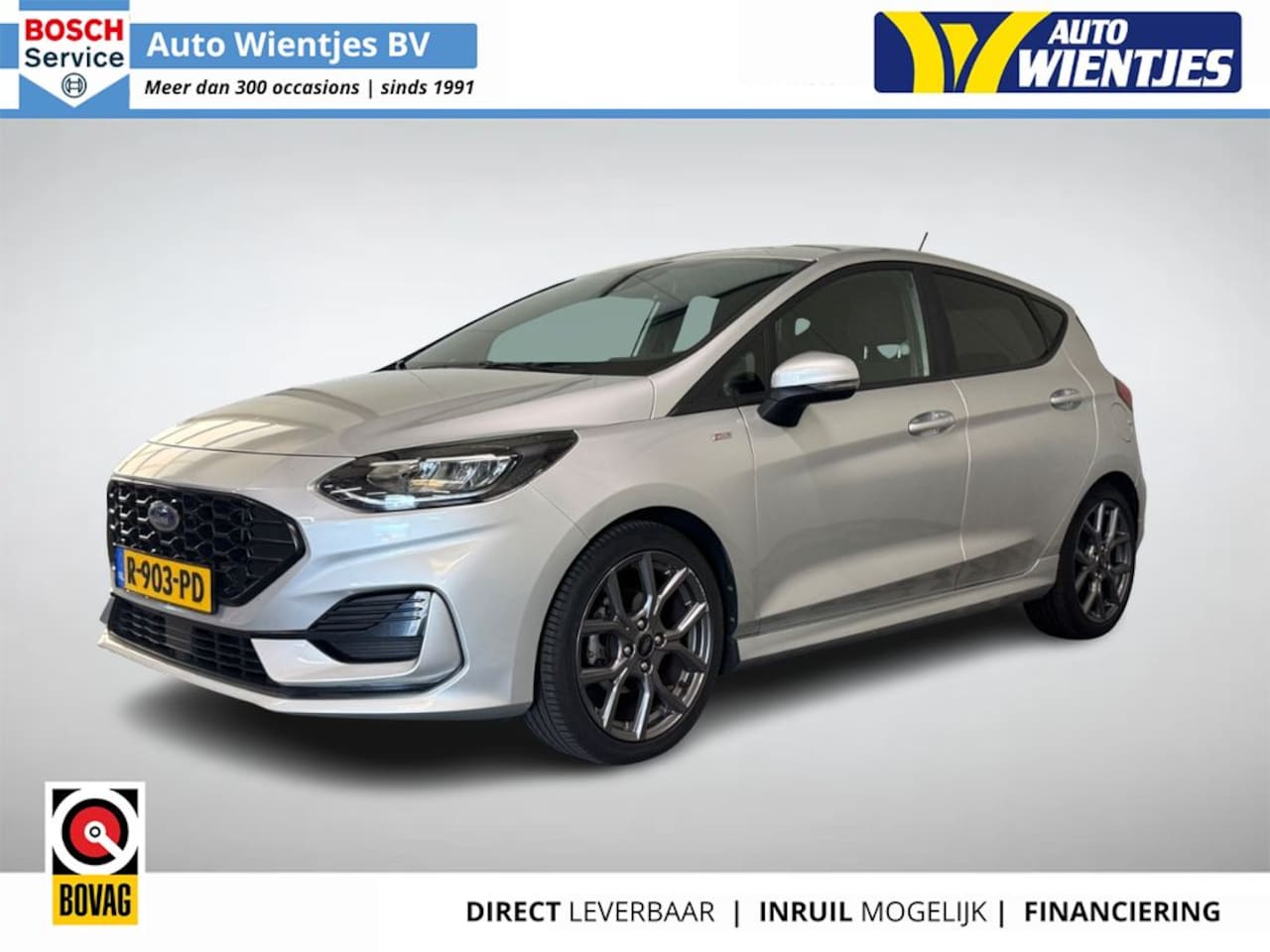 Ford Fiesta - 1.0 EcoBoost Hybrid | ST-Line X 5-Drs | Airco | Cruise | Carplay - AutoWereld.nl