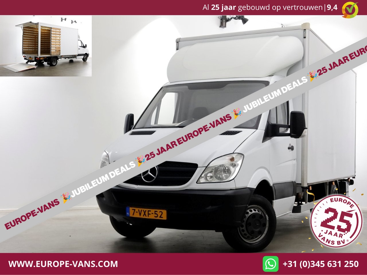 Mercedes-Benz Sprinter - 510 CDI Bakwagen met laadklep en zijdeur L439cm + trekhaak 06-2012 - AutoWereld.nl