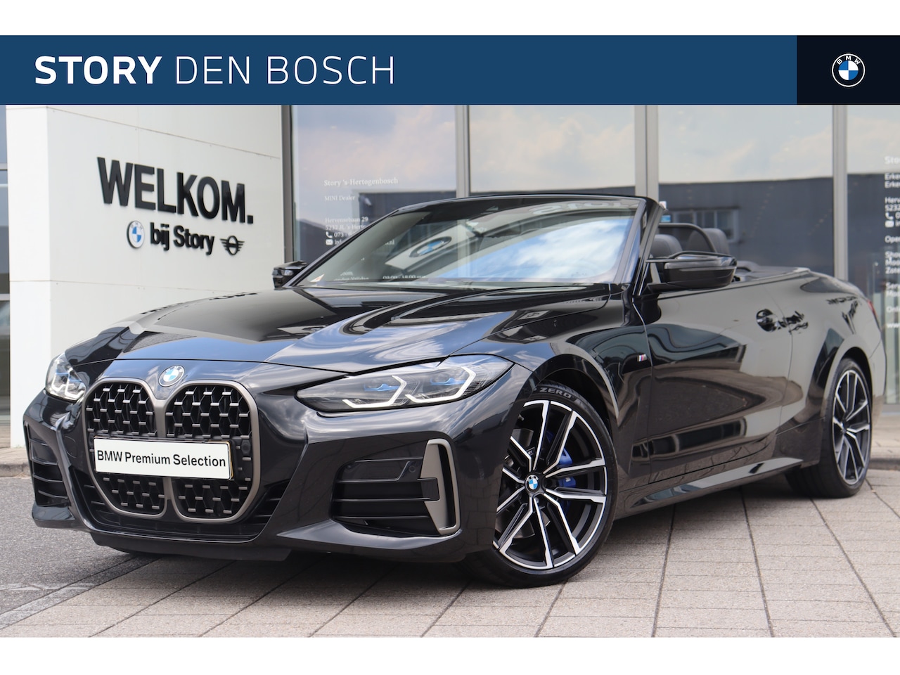 BMW 4-serie Cabrio - M440i xDrive Automaat / Harman Kardon / Head-Up / Laserlight / Comfort Access / Stoelverwa - AutoWereld.nl