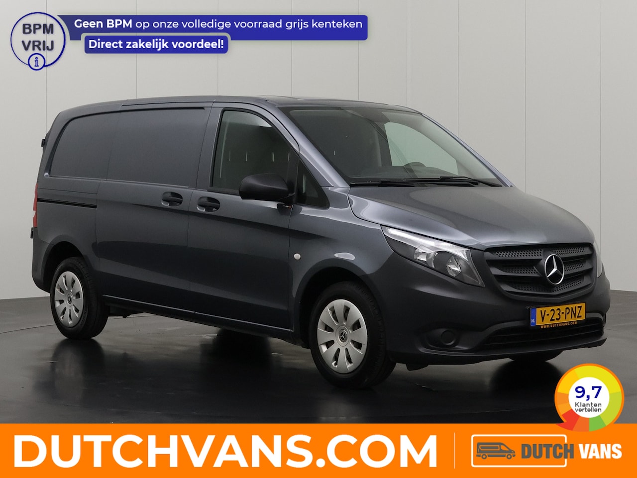 Mercedes-Benz Vito - Achterdeuren | Airco | Euro 6 | Cruise | 3-Zits | Trekhaak - AutoWereld.nl