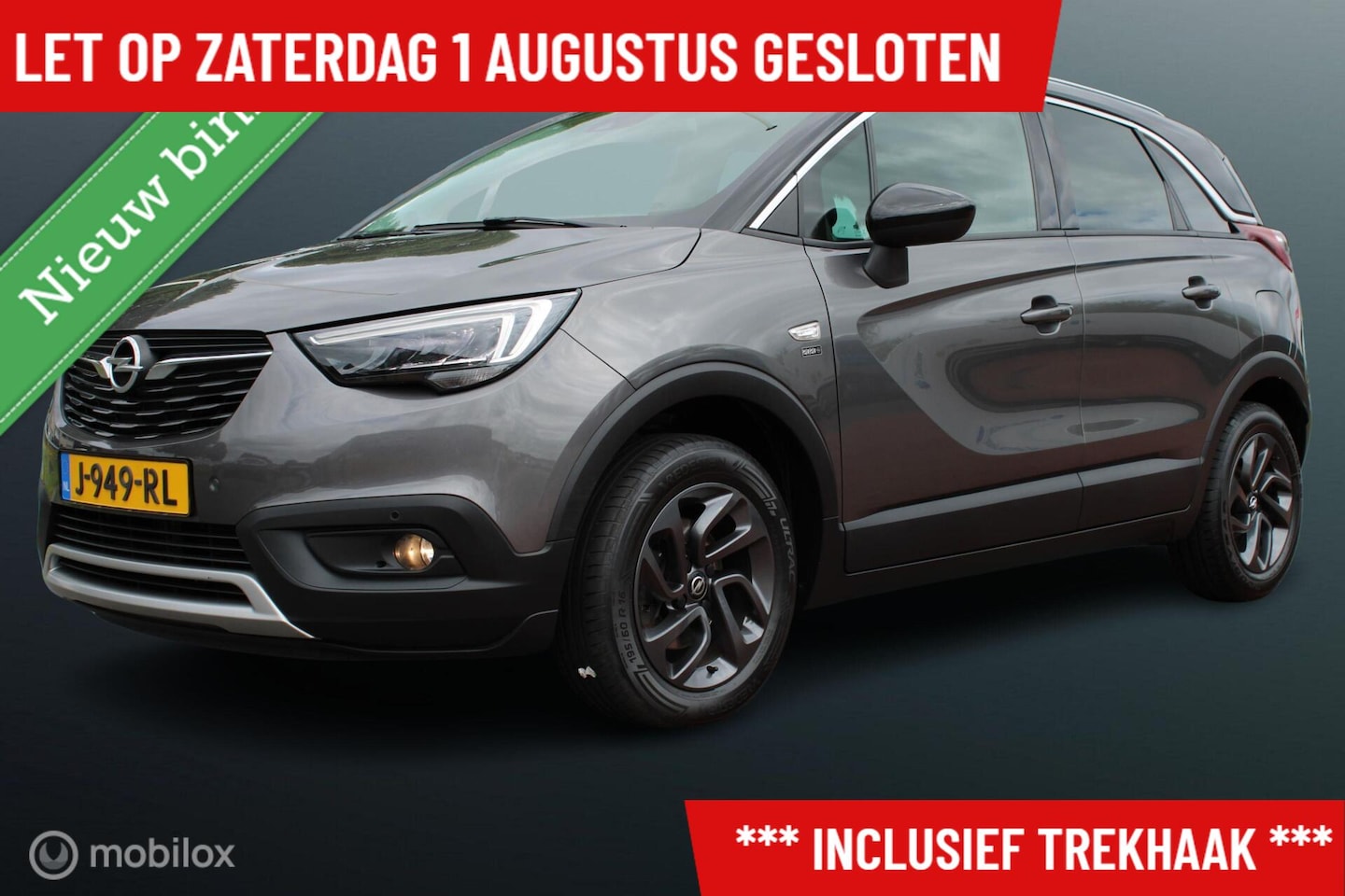 Opel Crossland X - 1.2 Turbo Edition 2020 1.2 Turbo 110 PK Edition 2020, Trekhaak, Zwart dak, Donker glas, Cruise, Clima, Navi, App - AutoWereld.nl
