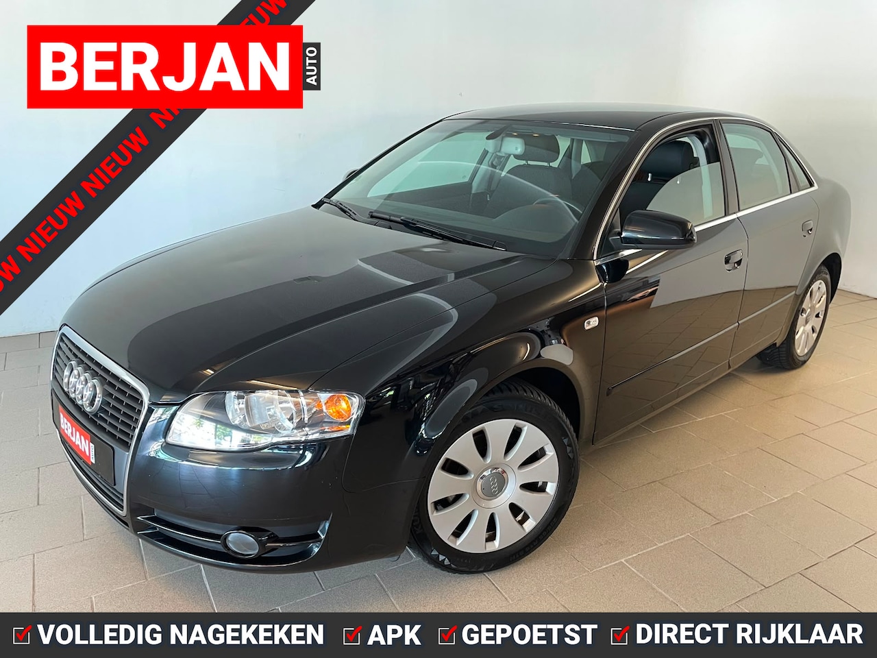 Audi A4 Limousine - 1.6 Advance AIRCO NAVI CRUISE VELGEN NWE DISTRI NWE APK ZEER NETJES INRUIL MOGELIJK - AutoWereld.nl