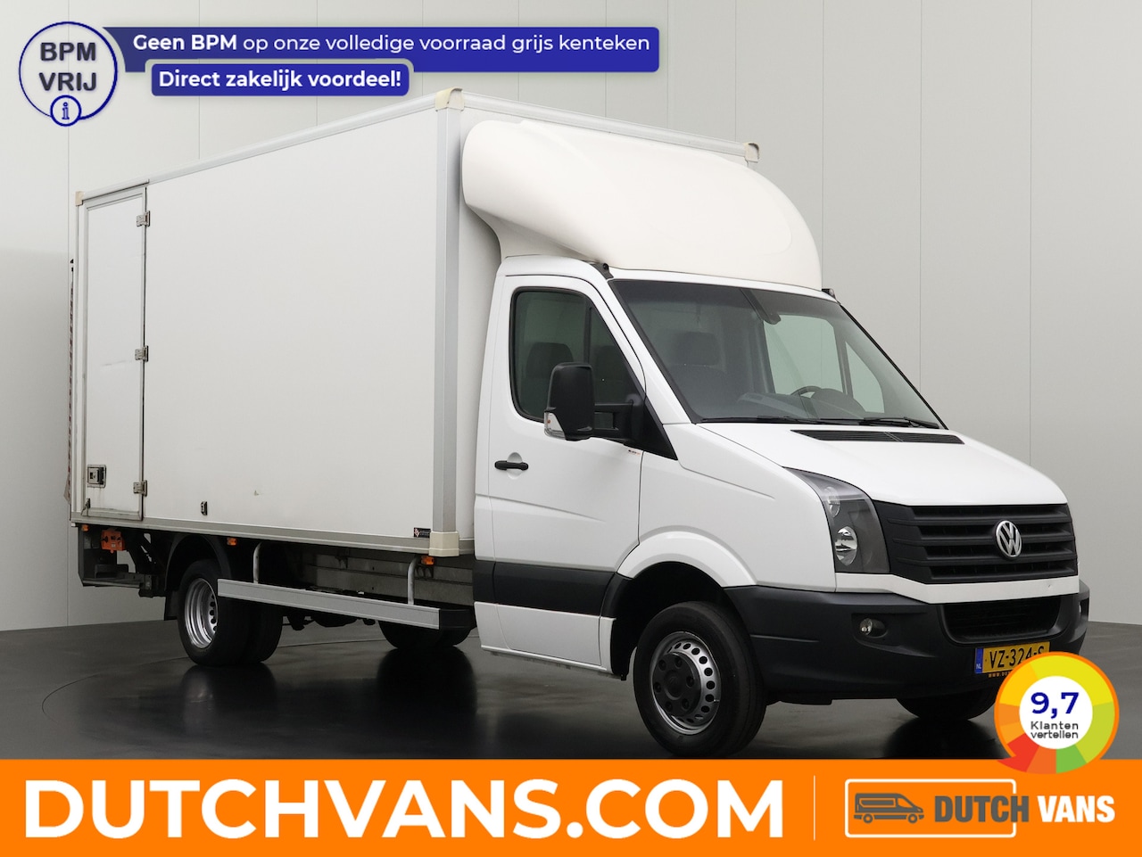 Volkswagen Crafter - 2.0TDI 164PK Bakwagen+Laadklep | 3500Kg Trekhaak | Zijdeur | Navigatie | Airco | Cruise | - AutoWereld.nl