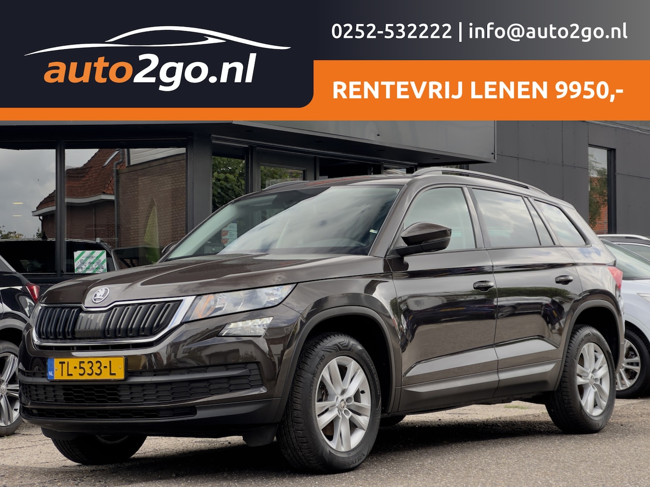 Skoda Kodiaq - 1.4 TSI AUT 7PERSOONS VOL-LEDER NAVI CAMERA APPLE-CARPLAY LED LMV PDC - AutoWereld.nl