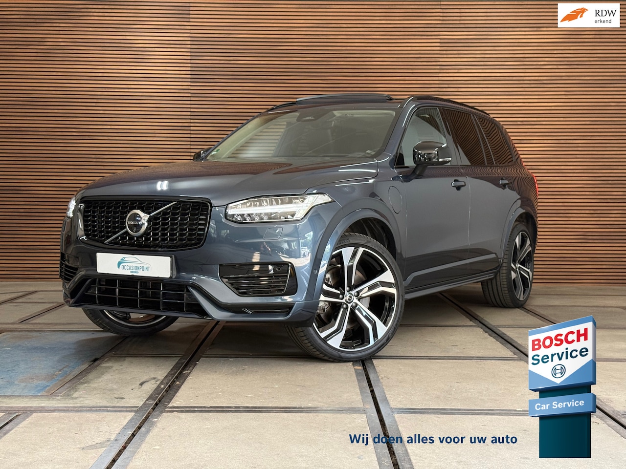 Volvo XC90 - 2.0 T8 Recharge AWD Ultra Dark 7p|Luchtvering|Trekhaak|Pano| H/K Sound | Massage | Winter - AutoWereld.nl