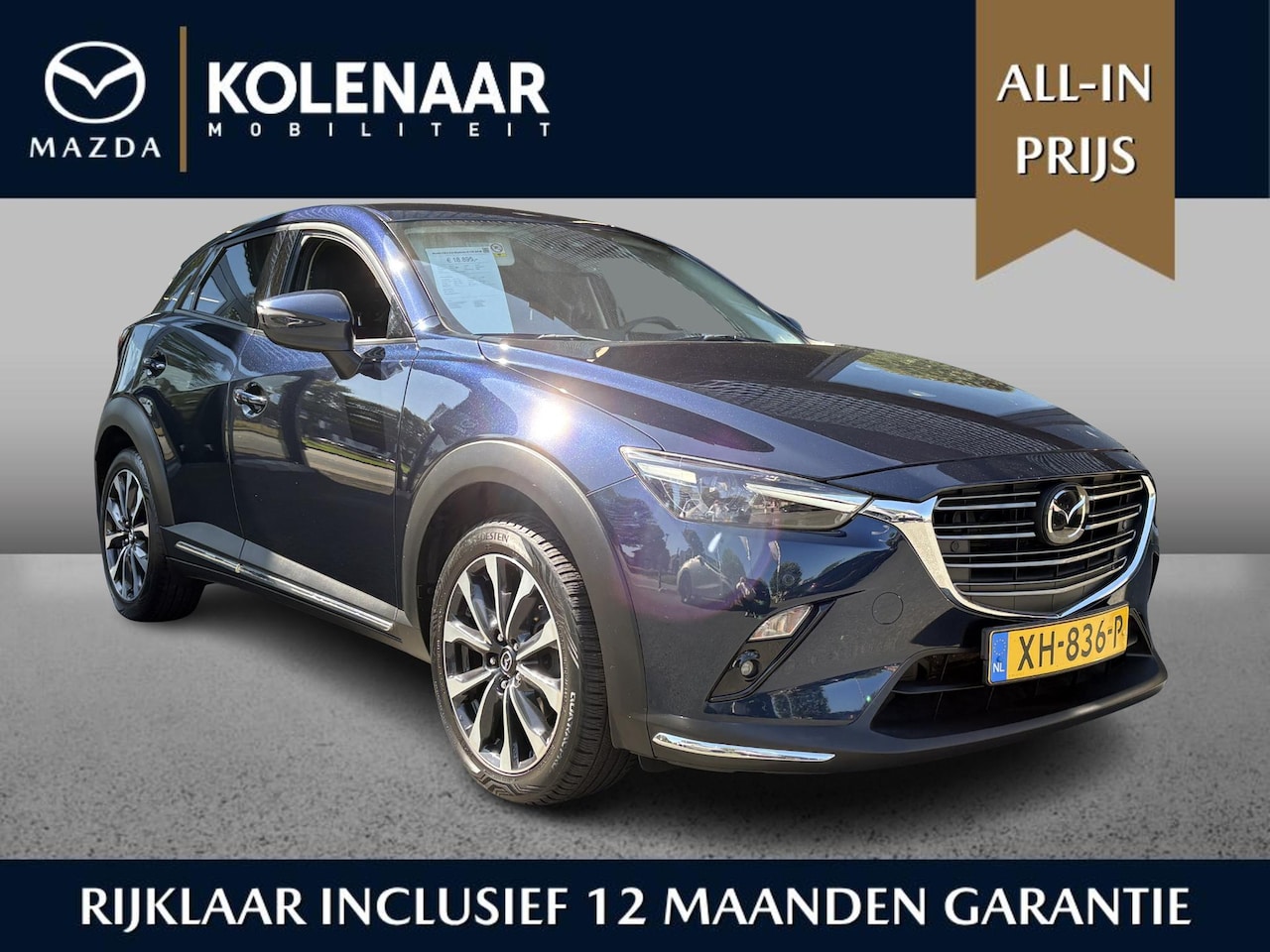 Mazda CX-3 - 2.0 SkyActiv-G 120 GT-M Dealer onderhouden | Keyless | Carplay | Trekhaak | HUD | Adaptive - AutoWereld.nl