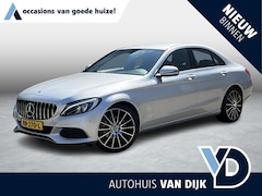 Mercedes-Benz C-klasse - 160 Premium Avantgarde | NL Auto/Navi/Camera/Sfeerverl./Clima/Cruise/19"/Elektr.Verstelbar