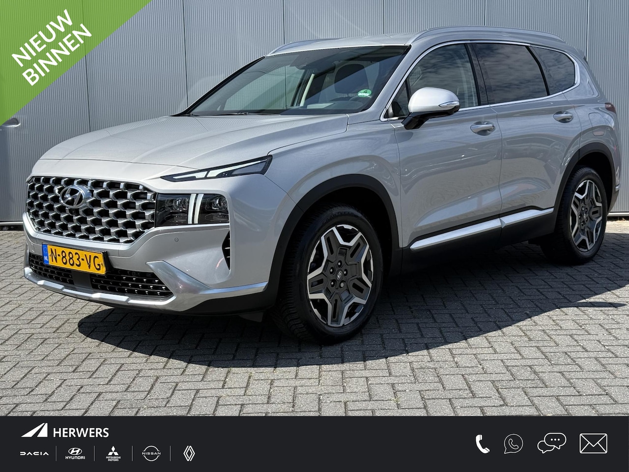 Hyundai Santa Fe - 1.6 T-GDI PHEV Premium 7p. / 1e eig / Dealer onderhouden / Leder / 7 Pers. / Stoelventilat - AutoWereld.nl