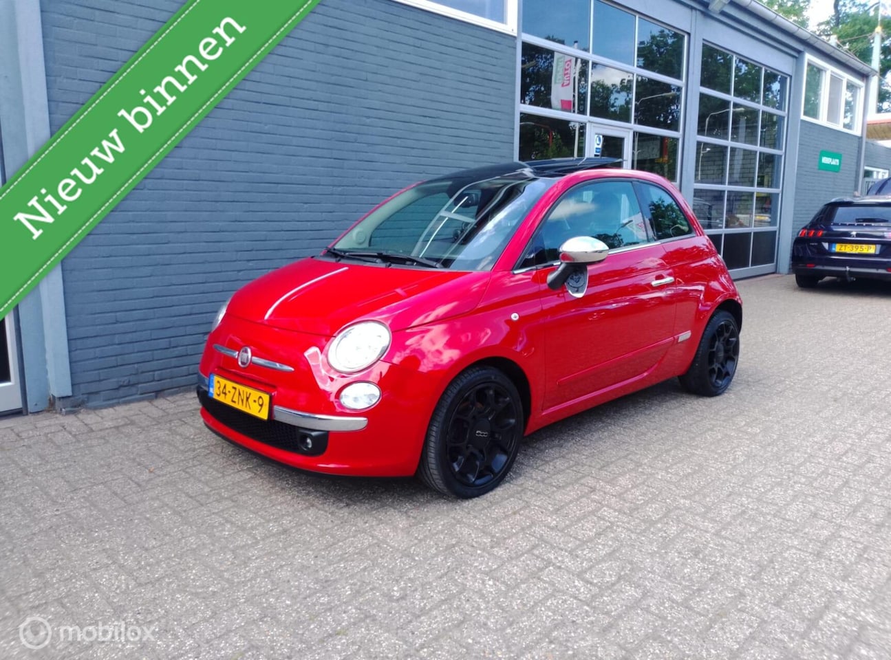 Fiat 500 - 0.9 TwinAir Lounge / Leder / Glazen schuifdak - AutoWereld.nl