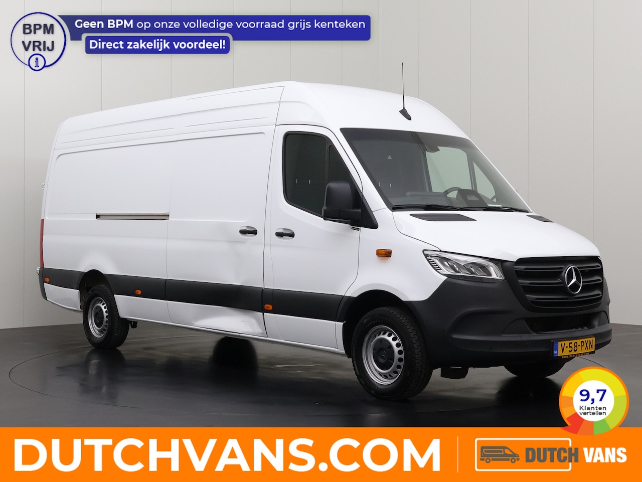 Mercedes-Benz Sprinter - 317CDI Automaat L3H2 Maxi | Fabrieksgarantie | Led | Airco | Cruise | 10" Navigatie+Camera - AutoWereld.nl