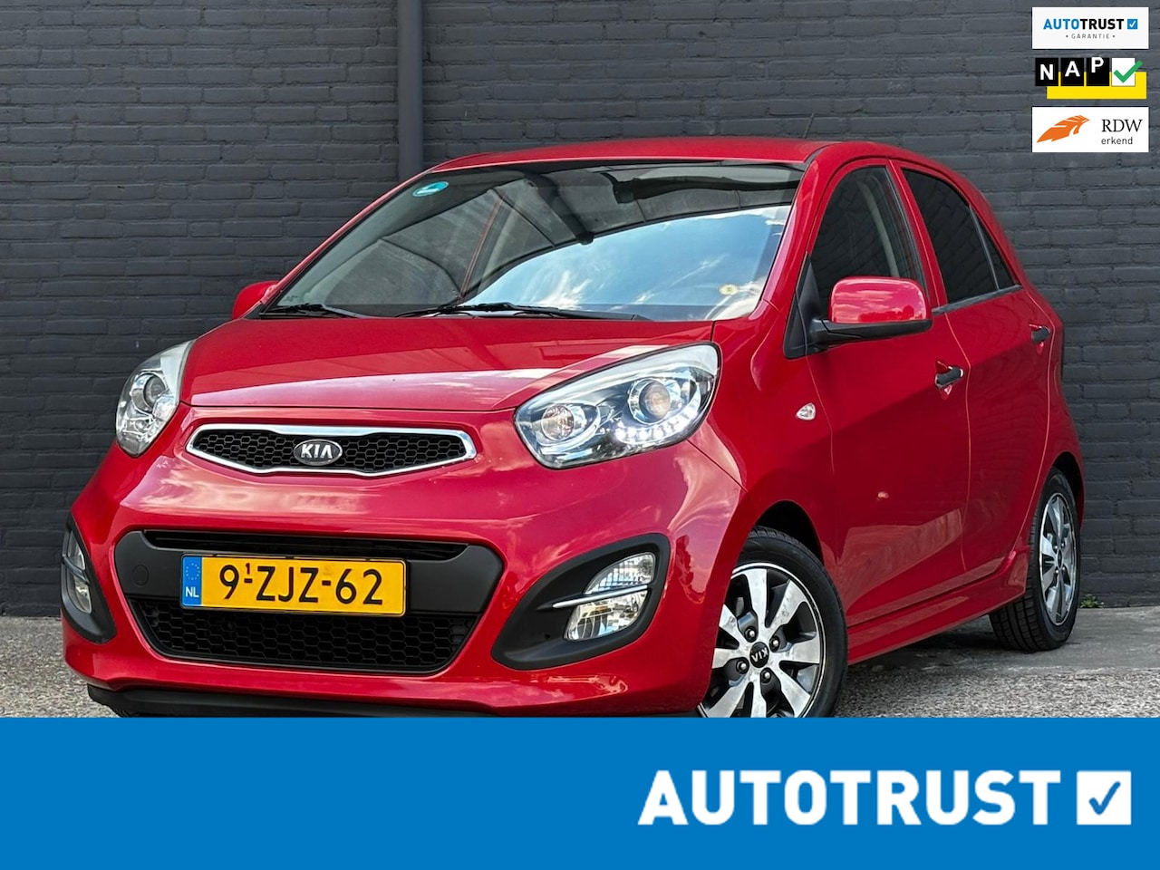 Kia Picanto - 1.0 CVVT X-treme LEDER|CRUISE|AIRCO|LED|VELGEN|NWE APK - AutoWereld.nl