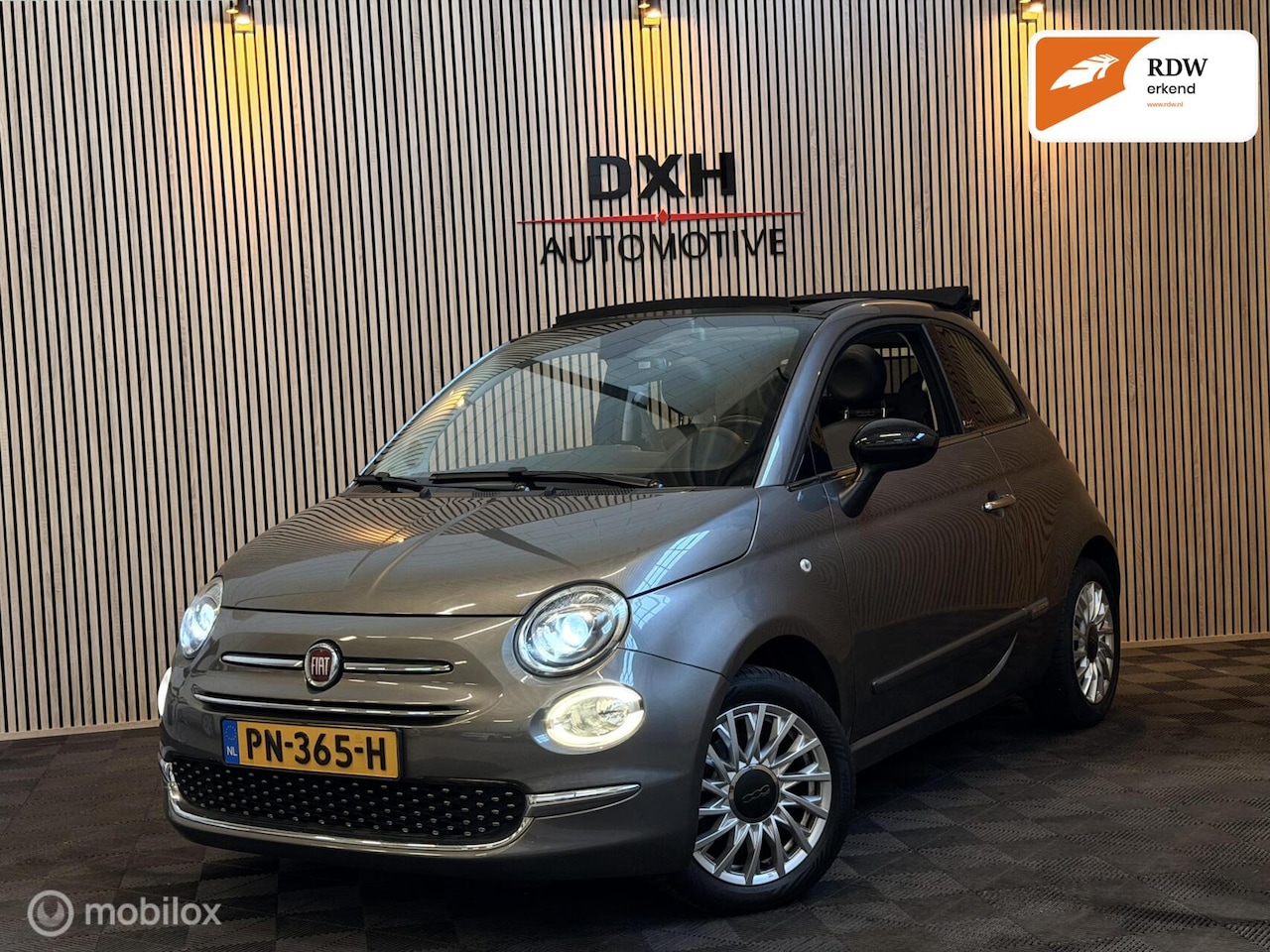 Fiat 500 C - 0.9 TwinAir Turbo AUTOMAAT Org.NL LEDER NAVI PDC - AutoWereld.nl
