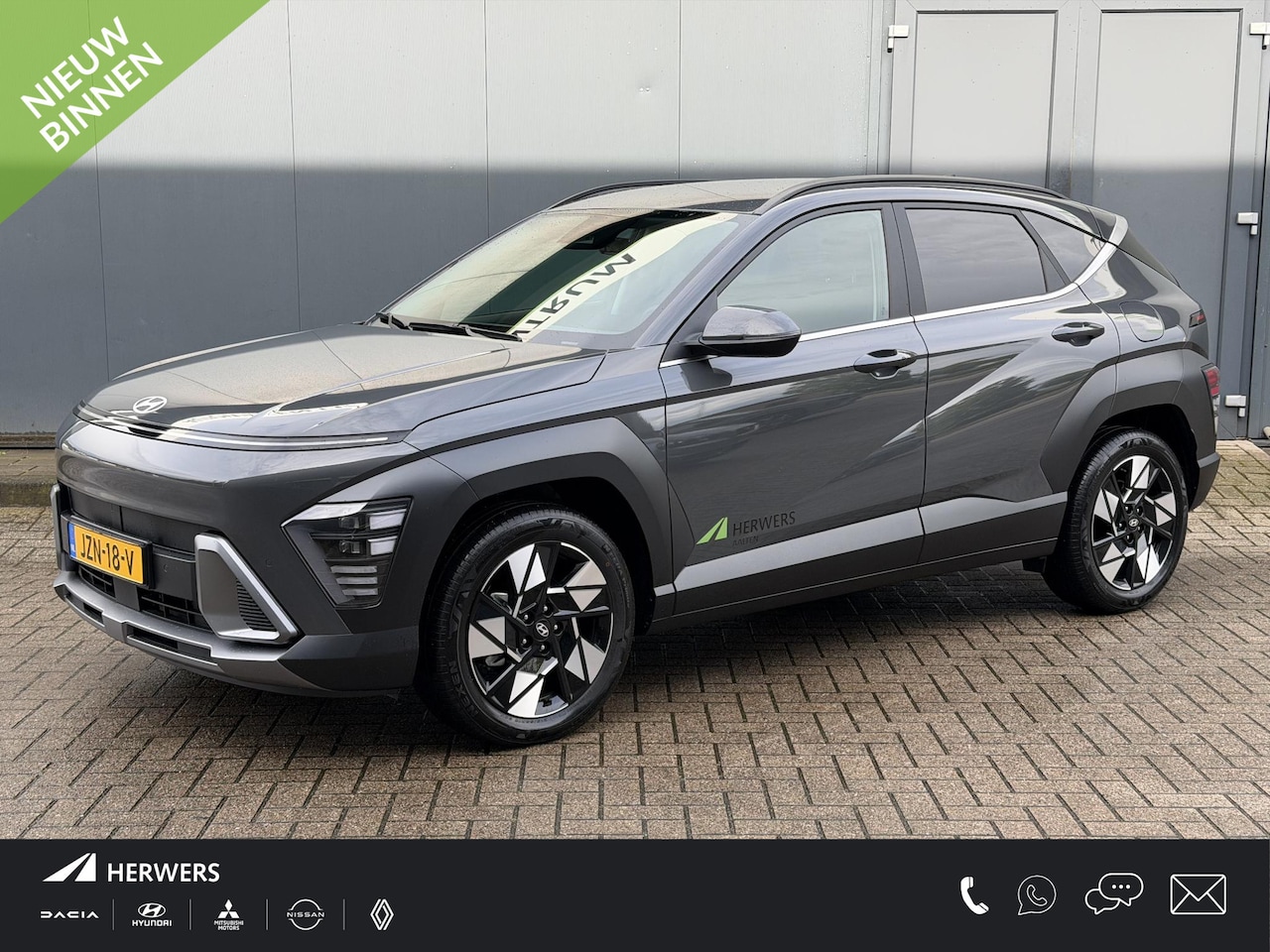 Hyundai Kona - 1.6 GDI HEV Comfort Smart Voorstoelen verwarmd / Stuur verwarming / Privacy glas / Apple C - AutoWereld.nl