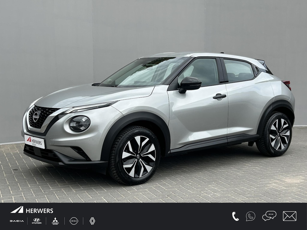 Nissan Juke - 1.0 DIG-T Acenta Handgeschakeld / Allseason banden / Apple carplay Android auto / Stoelver - AutoWereld.nl