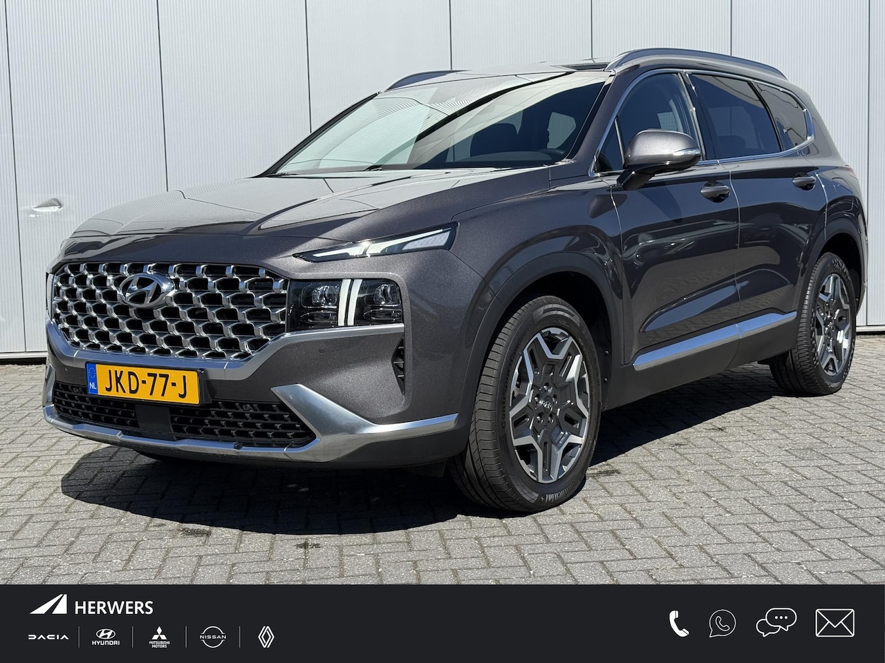 Hyundai Santa Fe - 1.6 T-GDI PHEV Plug-in Premium Automaat / AWD / Fabrieksgarantie tot 1/7/2027 / Dealer ond - AutoWereld.nl