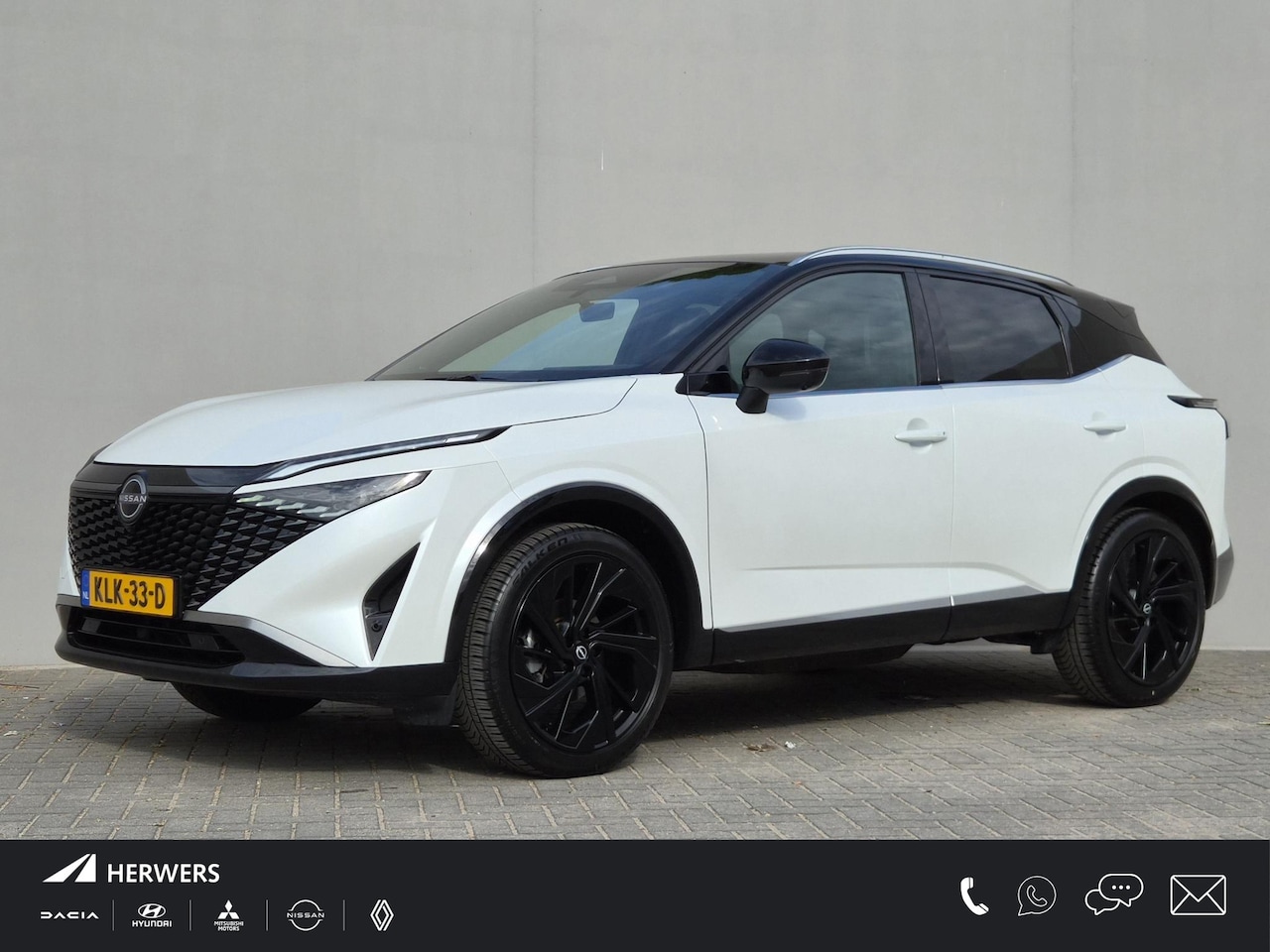 Nissan Qashqai - 1.3 MHEV Xtronic Tekna Plus / Fabrieksgarantie tot 10-2028 / Panoramadak / All season band - AutoWereld.nl