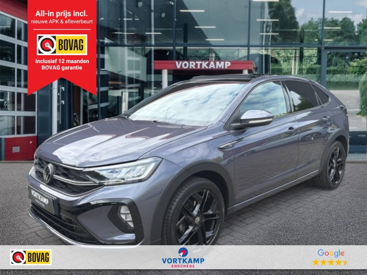 Volkswagen Taigo - 1.0 TSI R-LINE PANO-DAK/CAMERA/ACC/IQ/STOELVERW/NAVI/CARPLAY - AutoWereld.nl