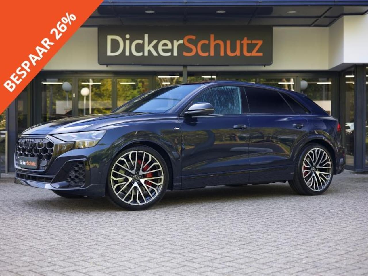 Audi Q8 - 60 TFSIe Competition Vierwielb. | Pano | Trekhaak | Massage - AutoWereld.nl