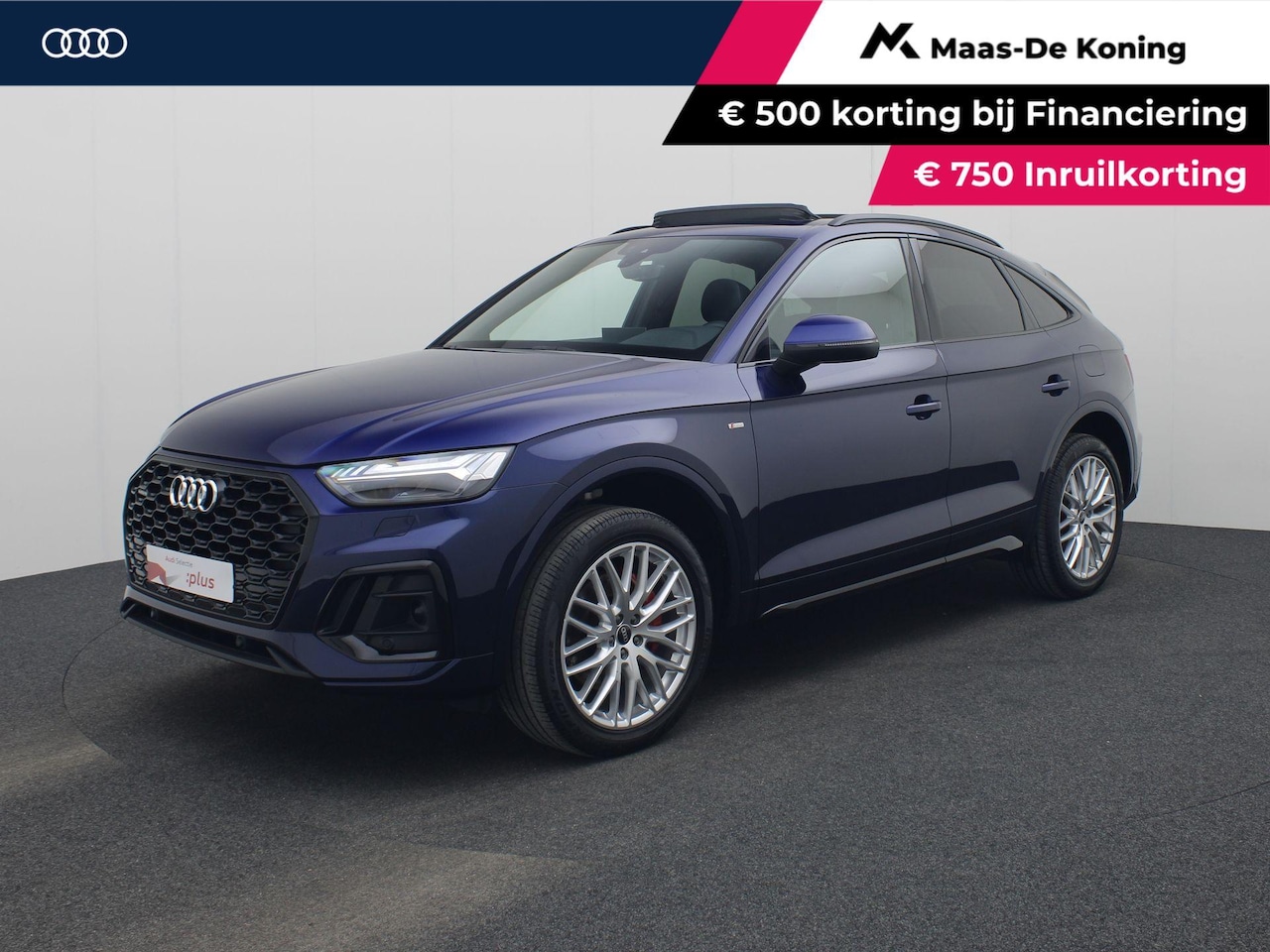 Audi Q5 Sportback - 55 TFSIe 270kW/367PK S Line quattro · Panoramadak · Elektrische Trekhaak · Massage · Camer - AutoWereld.nl