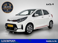 Kia Picanto - 1.0 DPi GT-Line Lichtmetalen velgen | Lederen Bekleding | Climate Control | Navigatie Grat